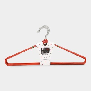 Steel Cloth Hanger Set of 6 40 X 20 cm (Pack of 6)
