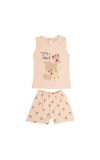 Infant Girls' 100% Cotton Short Set – Soft Breathable Summer Outfit for Baby and Toddler Girls, 2-Piece Clothing Set (Peach, 18-24 Months)