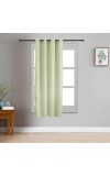 Home Beautiful 5 ft. Light Green Polyester Curtain - (M2821)