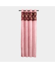Home Beautiful 7 ft. Pink Polyester Curtain - (M2842)