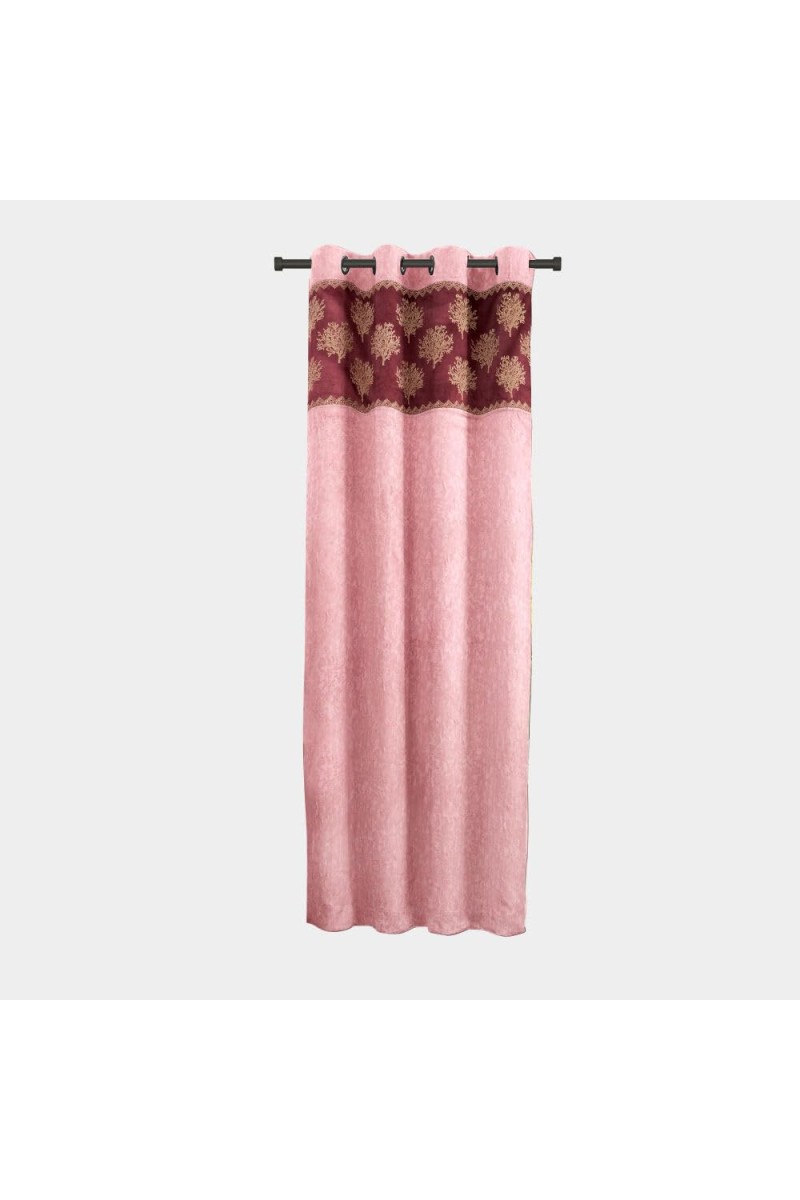 Home Beautiful 7 ft. Pink Polyester Curtain - (M2842)