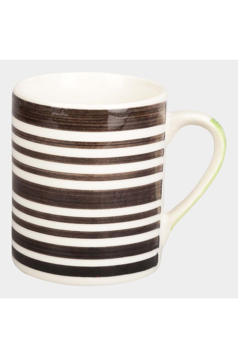 Hitech Sales 330 ml Stoneware Mug Shade May Vary | Microwave Safe Cup | Ideal for Daily Use
