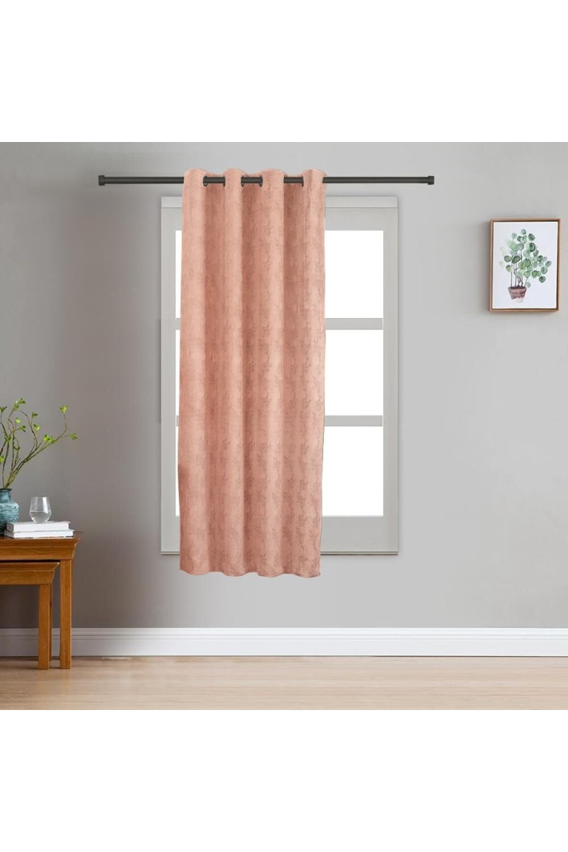 Home Beautiful Brown Polyester Curtain - (M2738)