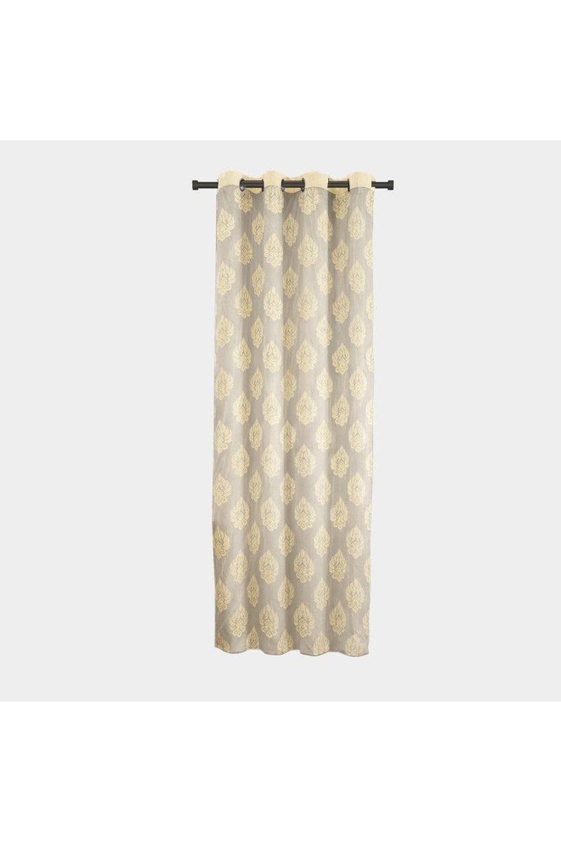 Home Beautiful 7ft. Grey Polyester Door Curtain - (M2862)