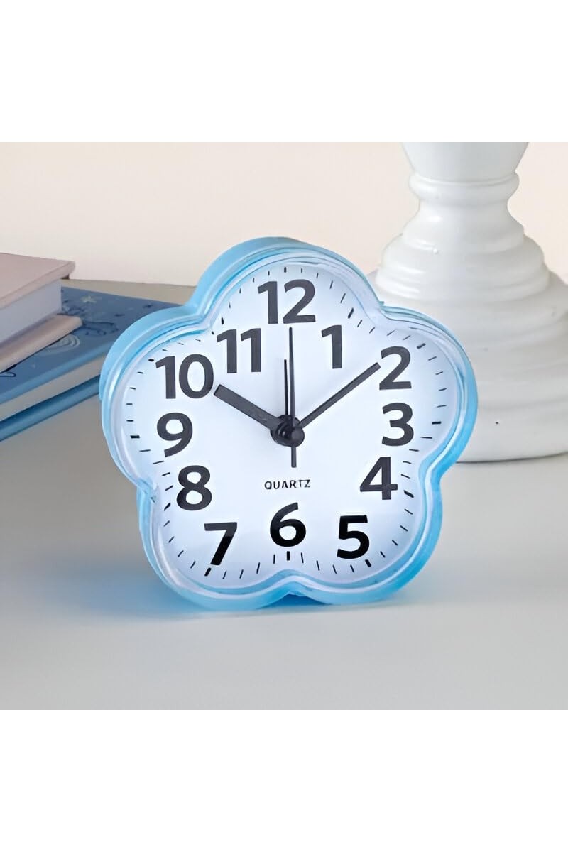 HiTechMart Cute Cloud-Shaped Quartz Wall Clock – Decorative Clock for Home, Office & Kids' Room – Stylish Blue Frame with Easy-to-Read Numbers