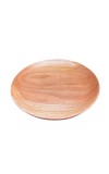 Round Segun Wood Serving Plate – 10 x 10 Inch | Natural Handcrafted Wooden Platter for Dining, Kitchen & Home Decor