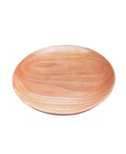 Round Segun Wood Serving Plate – 10 x 10 Inch | Natural Handcrafted Wooden Platter for Dining, Kitchen & Home Decor