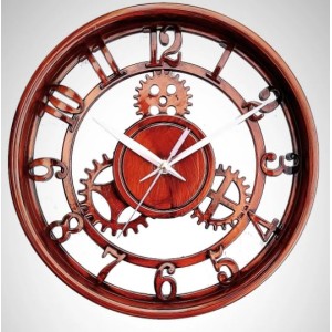 Hitech Sales Classic Quartz Stylish Analog 25 Cm Decorative Latest Transparent Background Weatherproof WallClock Battery Operated Round Easy to Read for Living Room Bedroom Office Kitchen School