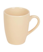 Stoneware Coffee Mug 280 ml – Durable Ceramic Cup for Hot Beverages – Microwave & Dishwasher Safe – Ideal for Coffee, Tea, Cocoa – Rustic Matte Finish (Biscuit)