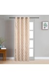 Home Beautiful 7ft. Brown Polyester Door Curtain - (M2883)