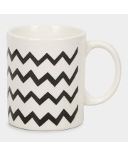 Hitech Sales 320 ml Stoneware Mug White | Microwave Safe Ceramic Cup | Ideal for Daily Use