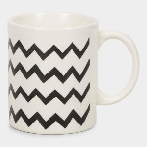 Hitech Sales 320 ml Stoneware Mug White | Microwave Safe Ceramic Cup | Ideal for Daily Use