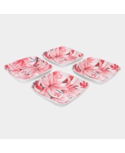 Melamine Snack Plate Set of 4 - (M1353)