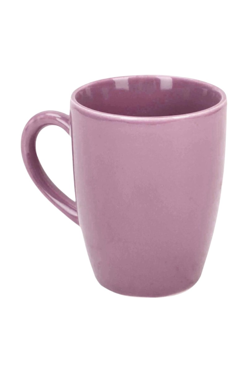Stoneware Coffee Mug 280 ml – Durable Ceramic Cup for Hot Beverages – Microwave & Dishwasher Safe – Ideal for Coffee, Tea, Cocoa – Rustic Matte Finish (Baby Pink)