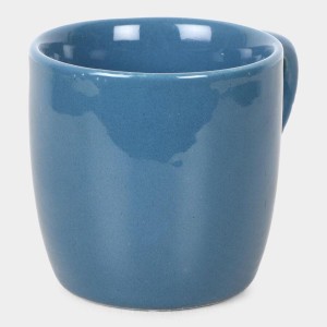 Hitech Sales 100 ml Stoneware Mug Blue | Microwave Safe Ceramic Cup | Ideal for Daily Use