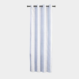 Home Beautiful 7ft. Light Blue Polyester Curtain - (M2749)