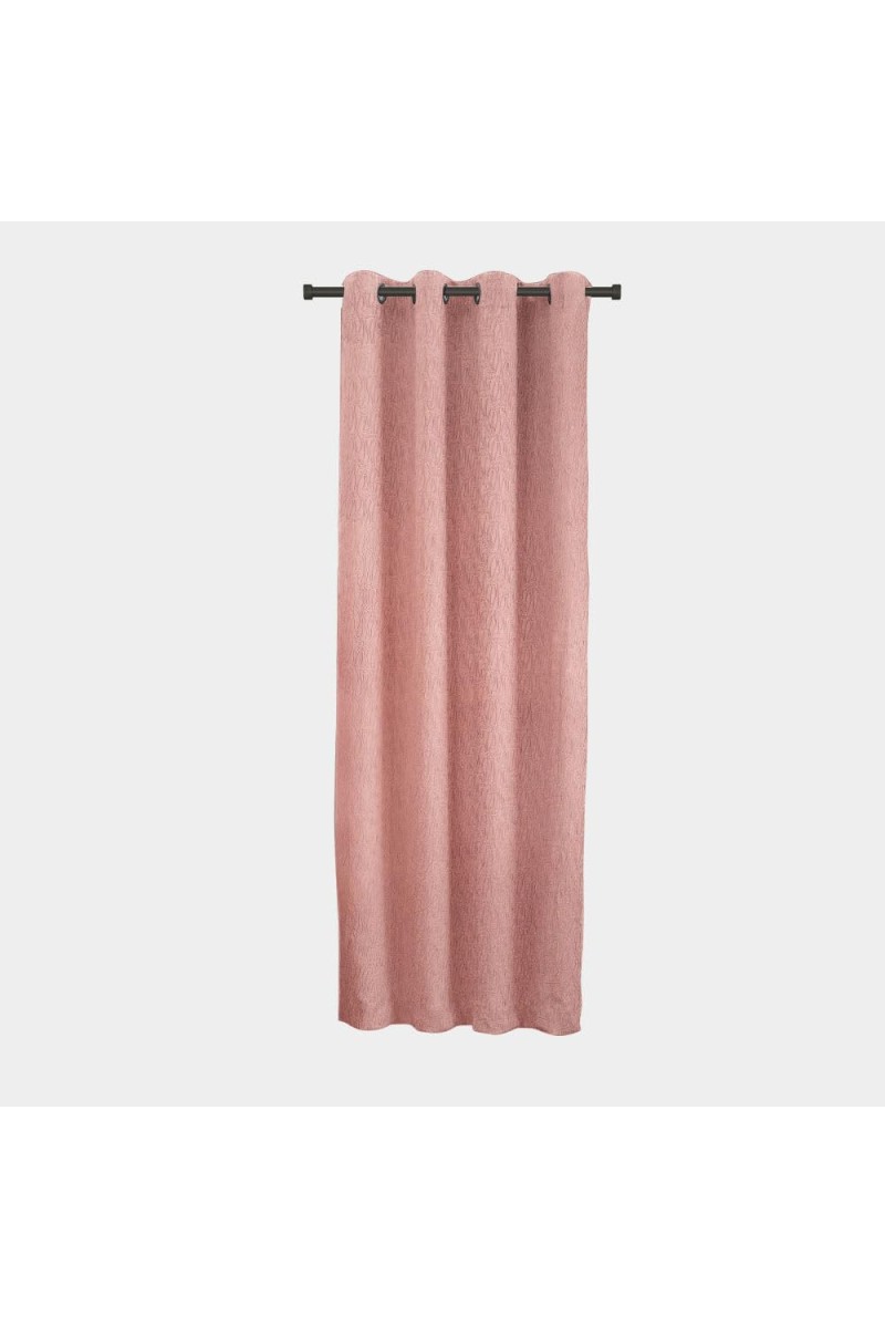 Home Beautiful 7 ft. Pink Polyester Curtain - (M2795)