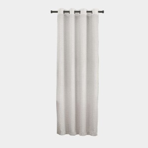 Home Beautiful 7 ft. Cream Polyester Curtain - (M2849)