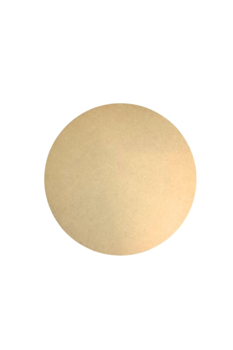 12 Inch Round MDF Board – 3mm Thick Unfinished Wood Circle for Crafts, Painting, Laser Cutting, Engraving & DIY Projects. (12)