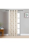 Home Beautiful 7ft. Beige Microfiber Door Curtain - (M2949)