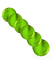 Round Plate | Banana Green Leaf Design Serving Plate for Puja, Prasad & Traditional Dining Festive & Daily Use (Set of 6).