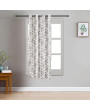 Home Beautiful 5ft. Light Grey Polyester Curtain - (M2757)