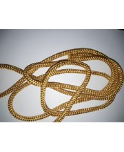 HiTechMart Golden Braided Nylon Rope – Durable, Heavy-Duty Multipurpose Cord for DIY Crafts, Decoration, Outdoor, and Industrial Use – Strong & Flexible Twisted Rope – 7 Metre Length