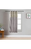Home Beautiful 5 ft. Dark Grey Polyester Curtain - (M2773)