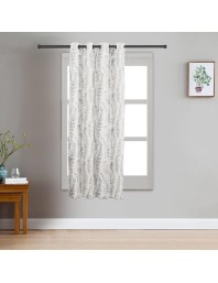 Home Beautiful 5ft. Light Grey Window Curtain - (M2922)