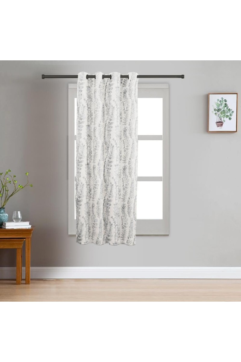 Home Beautiful 5ft. Light Grey Window Curtain - (M2922)