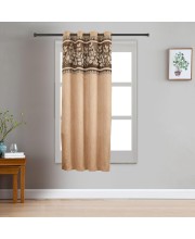Home Beautiful 5 ft. Brown Polyester Curtain - (M2796)