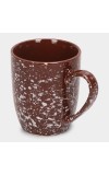 Hitech Sales 300 ml Brown Stoneware Mug Brown | Microwave Safe Ceramic Cup | Ideal for Daily Use