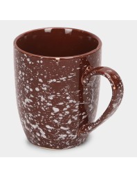 Hitech Sales 300 ml Brown Stoneware Mug Brown | Microwave Safe Ceramic Cup | Ideal for Daily Use