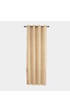 Home Beautiful 7ft. Light Beige Printed Eyelet Curtains - (M2756)
