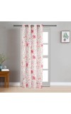 Home Beautiful 7 ft. Pink Polyester Curtain - (M2798)