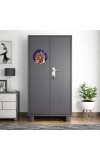 Stainless Steel Round Maa Kali with Sarada Devi & Ramakrishna Paramahansa Fridge Magnet | Devotional & Decorative Refrigerator Magnet for Home & Office | Pack of 1