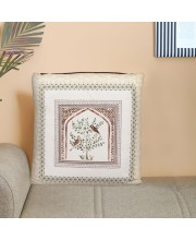 Home Beautiful White Polyester Cushion Cover