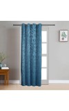 Home Beautiful 7ft. Dark Blue Microfiber Door Curtain - (M2970)
