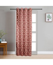 Home Beautiful 7ft. Maroon Polyester Curtain - (M2725)