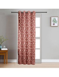 Home Beautiful 7ft. Maroon Polyester Curtain - (M2725)