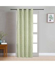 Home Beautiful 7ft. Light Green Polyester Curtain - (M2747)