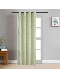 Home Beautiful 7ft. Light Green Polyester Curtain - (M2747)