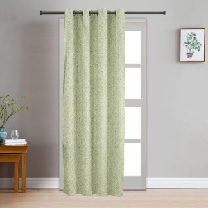 Home Beautiful 7ft. Light Green Polyester Curtain - (M2747)