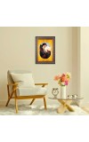 Oshoo Spiritual Guru Digital Photo In Designer Frame, Size 8x12 Inch | Hindu Religious Picture For Home Temple, Office & Gift | Wall Art & Pooja Decor (F10457)