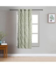Home Beautiful 5ft. Light Sage Green Printed Eyelet Curtains - (M2986)