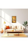 Lingabhishekam Digital Golden Balck Color Photo Frame | Hindu Religious Wall Decor | 10x16 Inches - Inspirational Wall Art for Office, Home Decor - Ideal Spiritual Gift (F16471)