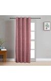Home Beautiful 7 ft. Wine Polyester Curtain - (M2776)