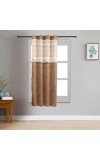 Home Beautiful 5 ft. Black Polyester Curtain - (M2827)
