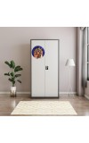 Stainless Steel Round Maa Kali with Sarada Devi & Ramakrishna Paramahansa Fridge Magnet | Devotional & Decorative Refrigerator Magnet for Home & Office | Pack of 1