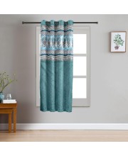 Home Beautiful 5ft. Dark Green Window Curtain - (M2934)